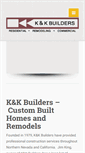 Mobile Screenshot of kkbuilders.net